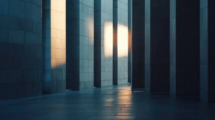Federal Reserve building at dawn. Featuring financial governance and monetary policy