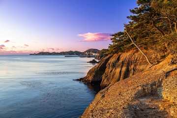 奥松島室浜の日の出
