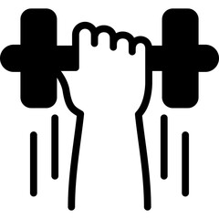 weight icon illustration design with solid