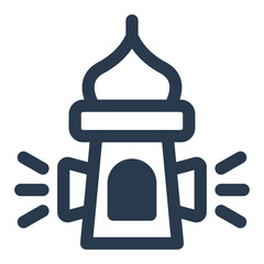 Grand Mosque with Multiple Minarets