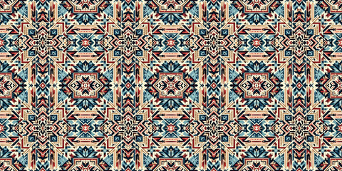 Tribal abstract seamless pattern 