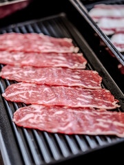 Premium Wagyu Beef Slices with Perfect Marbling