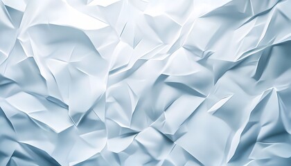 Obraz premium Abstract image of wrinkled white fabric with subtle blue tint