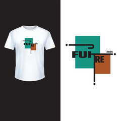 Futuristic T-shirt Design | Modern Abstract Future 
