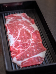 Premium Wagyu Beef Slices with Perfect Marbling