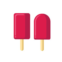 ice cream on a white background