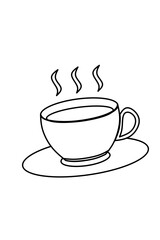 vector illustration of a cup of coffee
