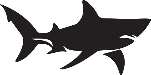 Shark logo design inspiration vector template. Creative shark icon design.