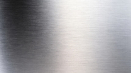 Sleek silver scratched metal texture background with smooth finish, ideal for design projects and backgrounds. subtle gradients create modern aesthetic