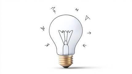 Bright Ideas Light Bulb Inspiration Innovation Concept Creative Solution Thinking