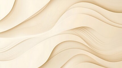 Abstract Beige Wave Pattern Background Design