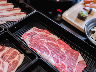 Premium Wagyu Beef Slices with Perfect Marbling