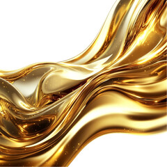 Golden liquid flows elegantly over vibrant stripes luxurious and rich