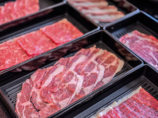 Premium Wagyu Beef Slices with Perfect Marbling