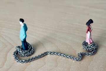 束縛や共依存の男性と女性
