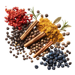 Aromatic Spice Blend Vibrant Colors Warm Spices Delicious Flavor