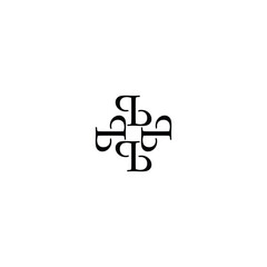 Obraz premium letter p pattern