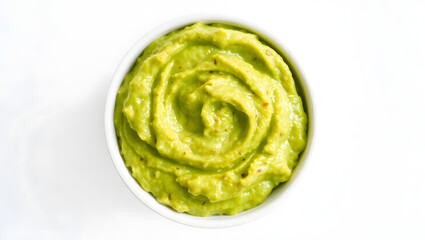Fototapeta premium Fresh Homemade Guacamole in a Bowl