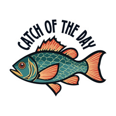 Art Deco Fish t shirt design