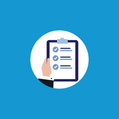 Modern office element design illustration