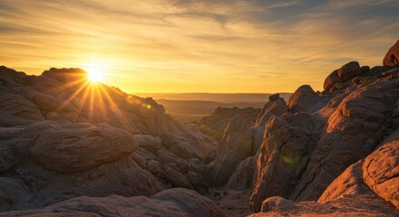 Obraz premium Photo of a bright morning sun view of Grand Canyon National Park