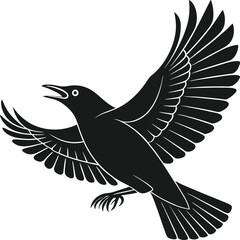 Obraz premium Blackbird silhouette