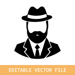 father, silhouette vector