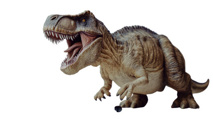 Tyrannosaurus Rex: A detailed illustration of the Tyrannosaurus Rex in a dynamic pose, showcasing its massive frame, sharp teeth, and powerful jaws, offering a glimpse into the prehistoric world.