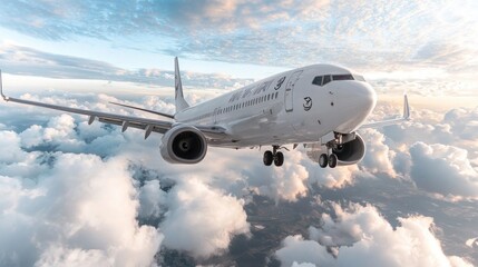 Airplane Flight Above Clouds  Travel  Aviation  Journey  Sky