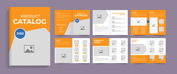 Modern Interior Design Portfolio Layout Template, Interior Design Magazine Layout for Home Decoration or Brand Identity. product catalogue template design or company furniture product catalog