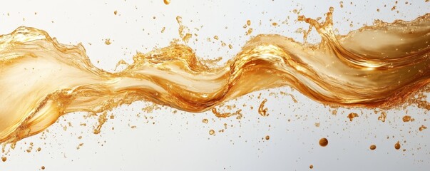Golden Liquid Splash, Generative AI