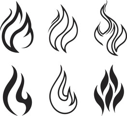 Stream icon. Smell icon set. Vector