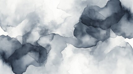 Monochrome watercolor blend with grey and black tones, evoking a timeless and artistic essence.
