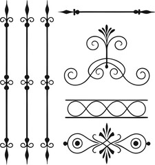 Vintage border and divider set