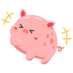 laugh little pig
