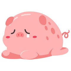 sad little pig