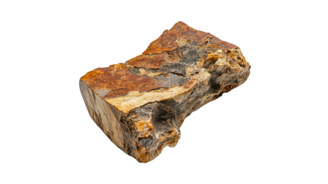 Rare petrified wood with natural beauty