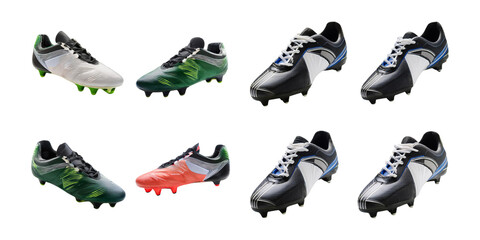 Naklejka premium Stylish Athletic Soccer Cleats for Optimal Performance and Comfort