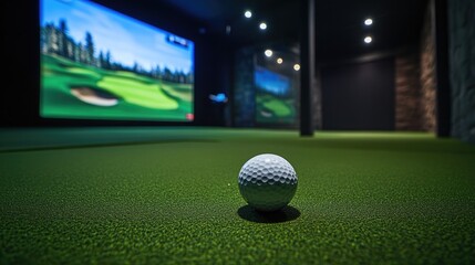 Indoor Golf Simulator, A Perfect Swing
