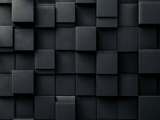 Dynamic black box pattern abstract art digital design minimalistic environment top-down viewpoint modern concept