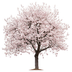 Naklejka premium PNG Yoshino Cherry tree blossom flowers spring.