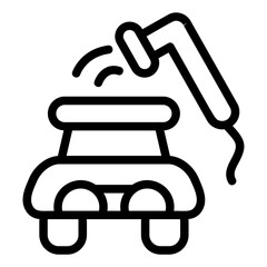 Car Wash Line Icon