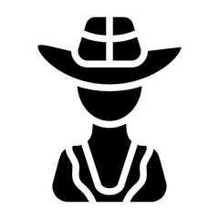 Colombian Solid Icon