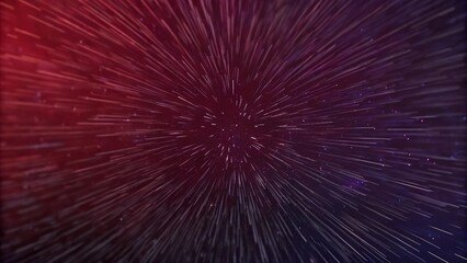 "Hyperspace Warp Speed Abstract Background"