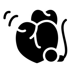 Heartbeat Solid Icon