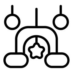 Horseshoes Line Icon