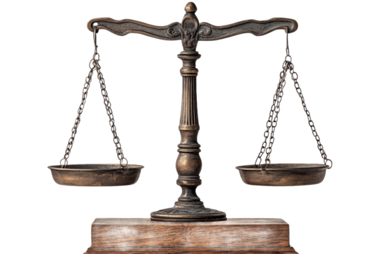 Balance symbol stands for justice and fairness