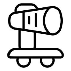 Mobile Marketing Line Icon