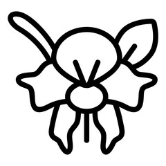 Orchid Line Icon