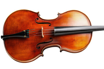 Fototapeta premium Violin resting on a soft surface in bright light
